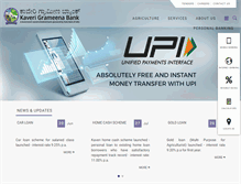 Tablet Screenshot of kaverigrameenabank.com